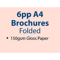 1,000 x 6pp A4  Brochures - Trade - Pickup - Inc GST